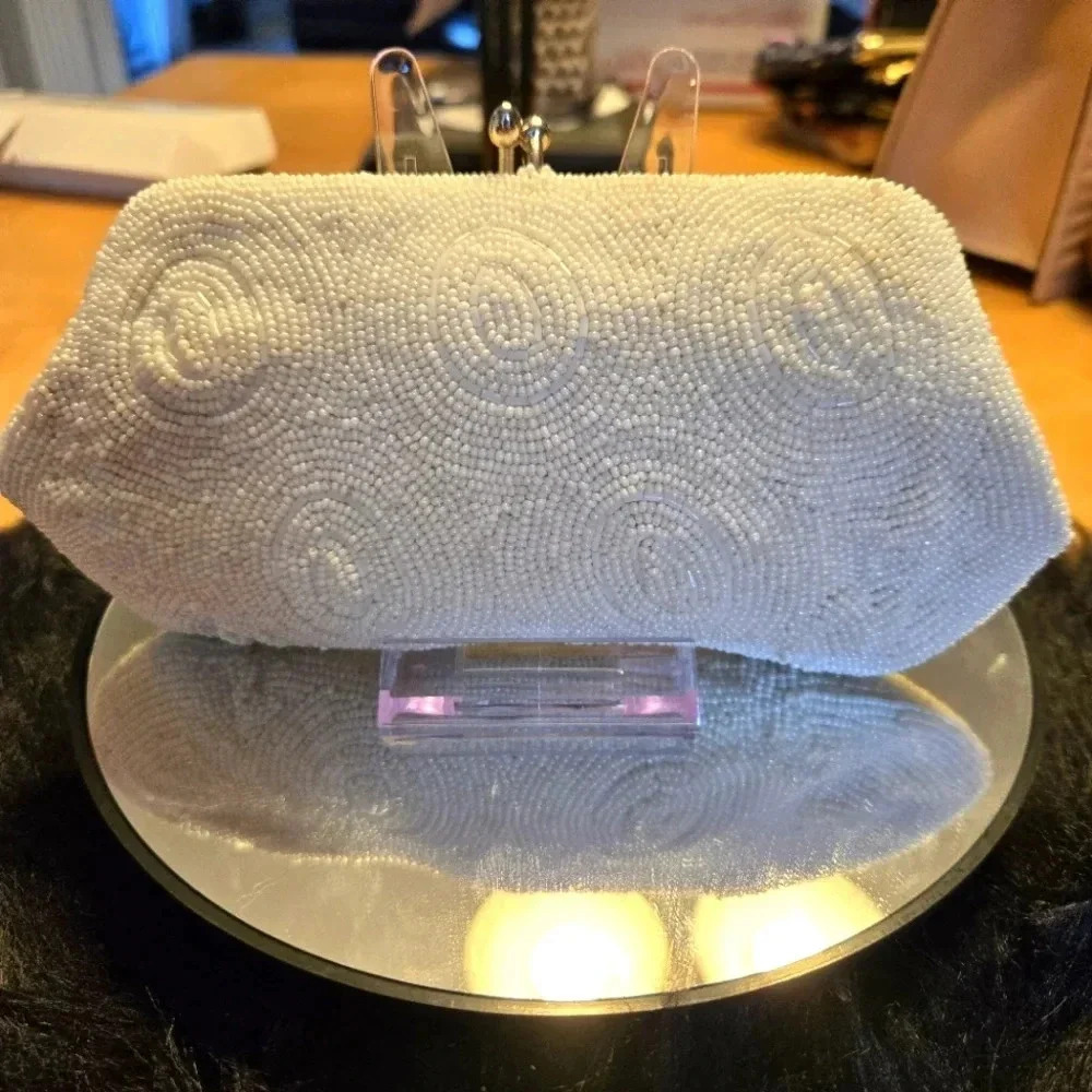 Vintage beaded clutch